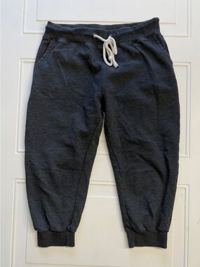 Reflex Women’s Sz M Gray Cropped Drawsrtring Joggers Sweatpants Pants